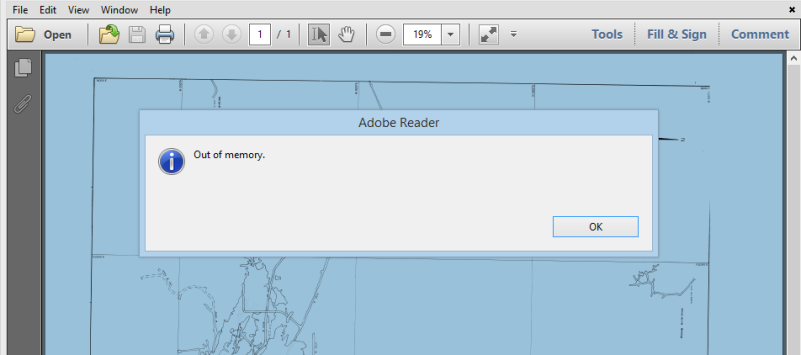 Adobe-Reader-out-of-memory
